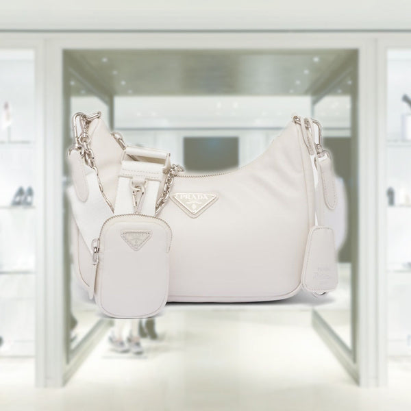 【日本入手困難】Prada Re-Edition 2005 leather bag Prada Re-Edition 2005 Saffiano leather bag — LSC INC