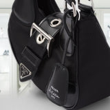 Prada Moon Re-Nylon and leather bag