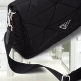 Padded Re-Nylon shoulder bag