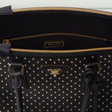 Large Prada Galleria studded leather bag