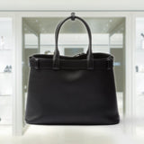 Prada Buckle large leather handbag with belt