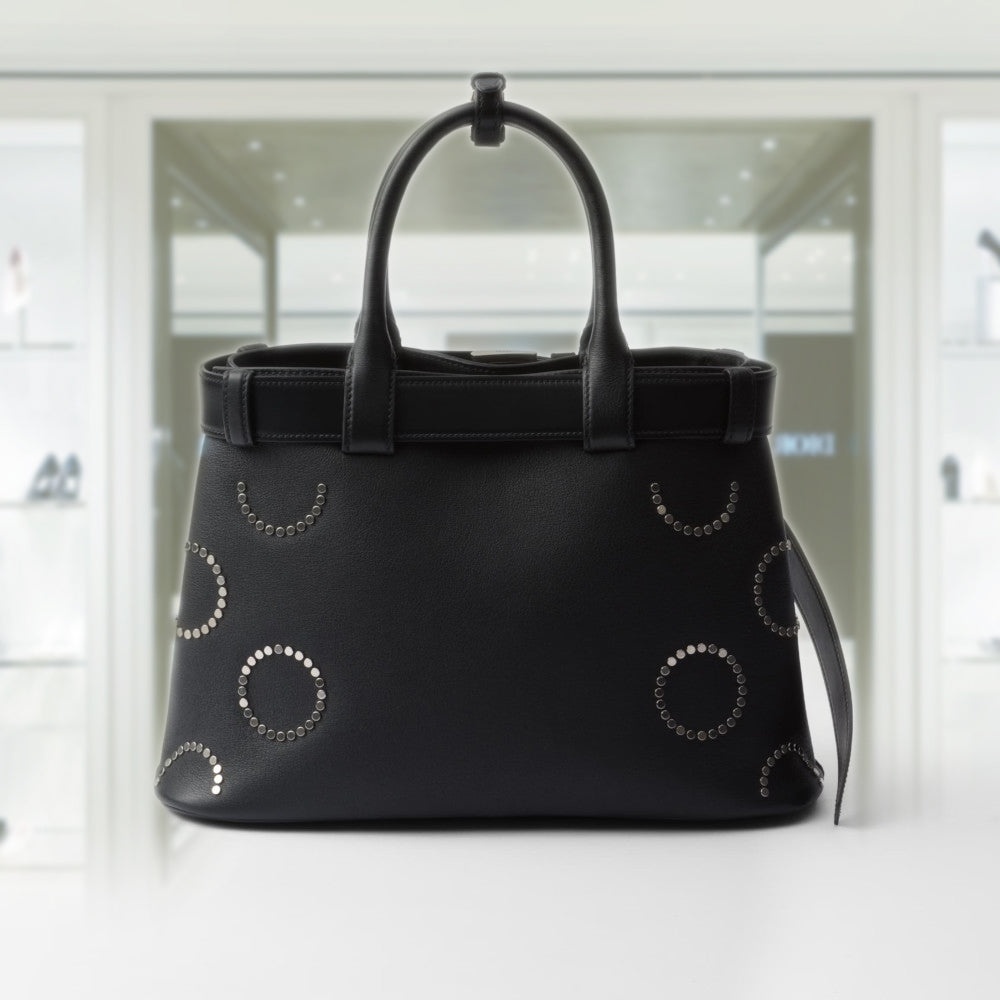 PRADA Prada Buckle medium leather bag with appliqués PRADA Prada Buckle medium leather bag with appliqués