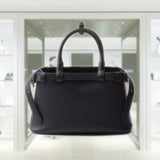 Prada Buckle small leather handbag with double belt