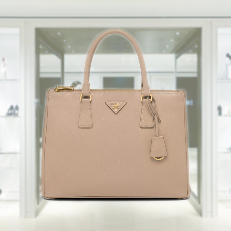Large Prada Galleria Saffiano leather bag