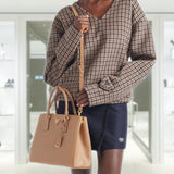 Large Prada Galleria Saffiano leather bag