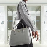 Large Prada Galleria Saffiano leather bag