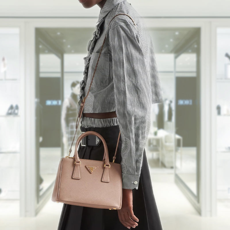 Small Prada Galleria Saffiano leather bag