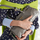 Medium leather handbag