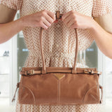 Medium leather handbag