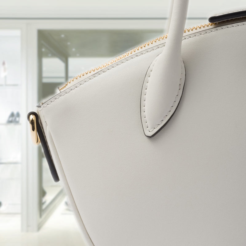 Small leather handbag