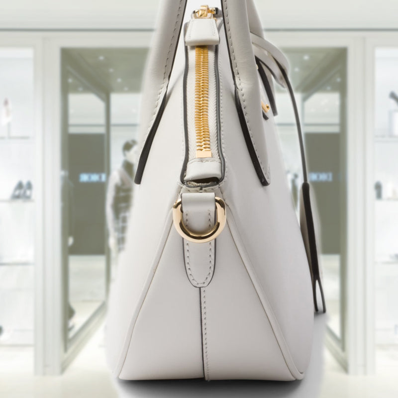 Small leather handbag