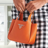 Leather mini bag