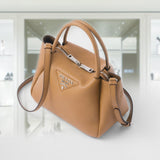 Small leather handbag