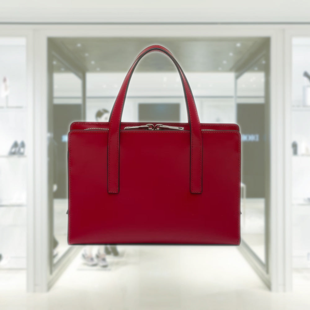 ハンドバッグ PRADA `Re-Edition 1995` Brushed Leather Medium Handbag Prada Re-Edition 1995 Brushed Leather Medium Top Handle