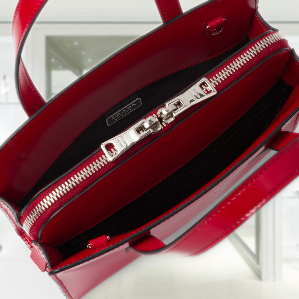 PRADA Prada Re-Edition 1995 brushed-leather mini handbag
