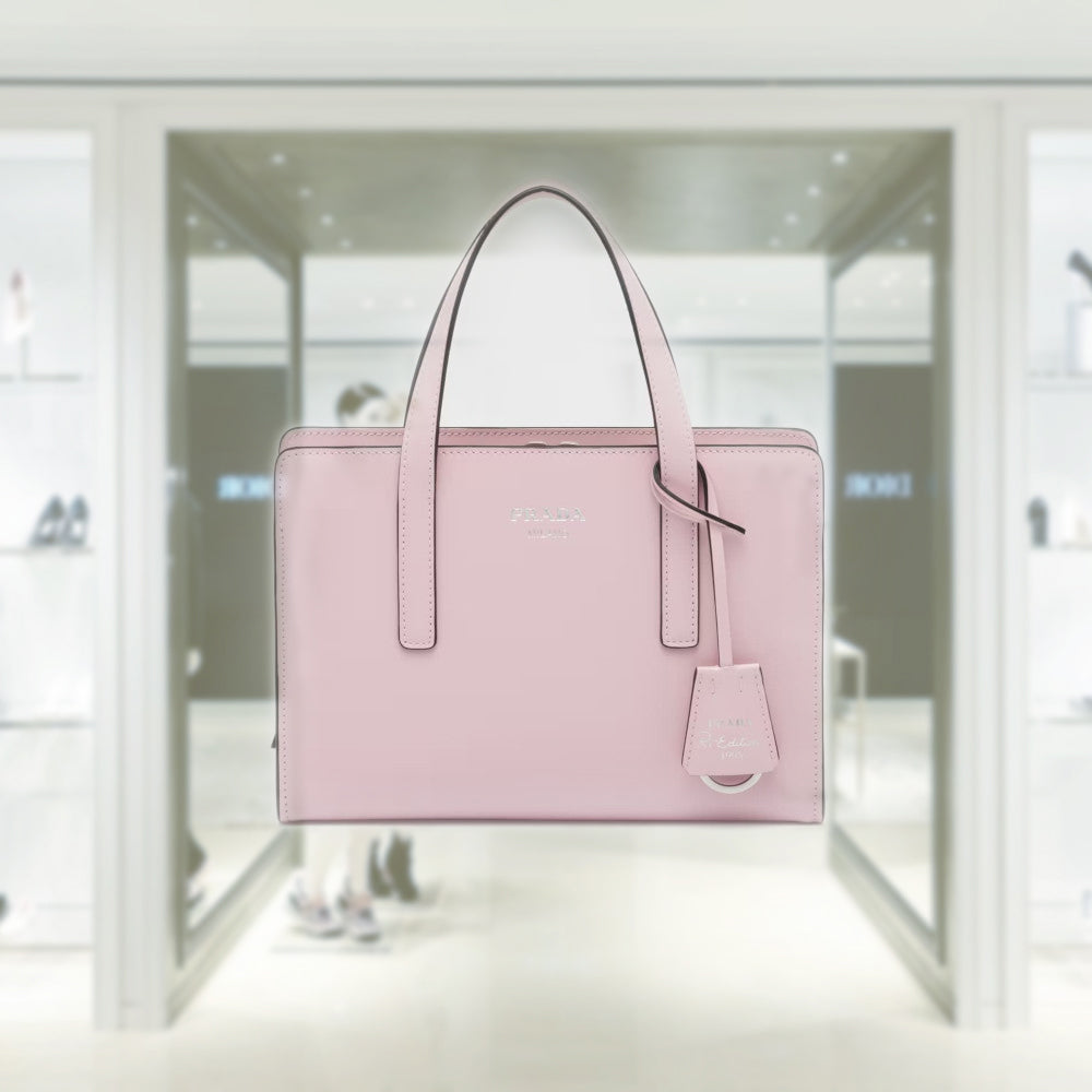 PRADA Prada Re-Edition 1995 brushed-leather mini handbag