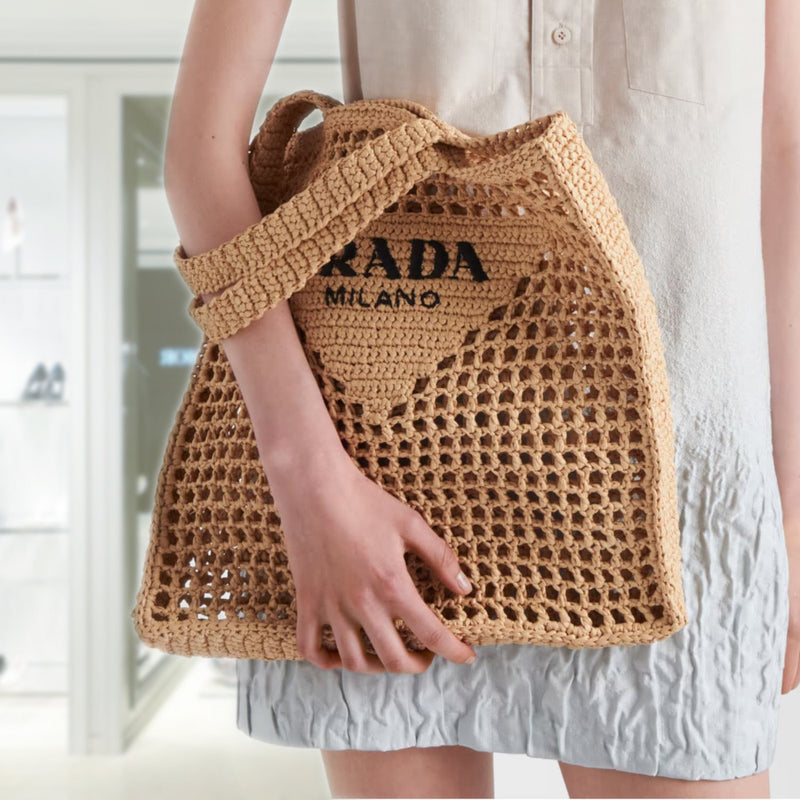 Crochet tote bag