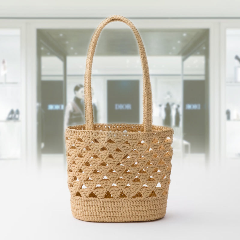 Crochet tote bag