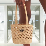 Crochet tote bag