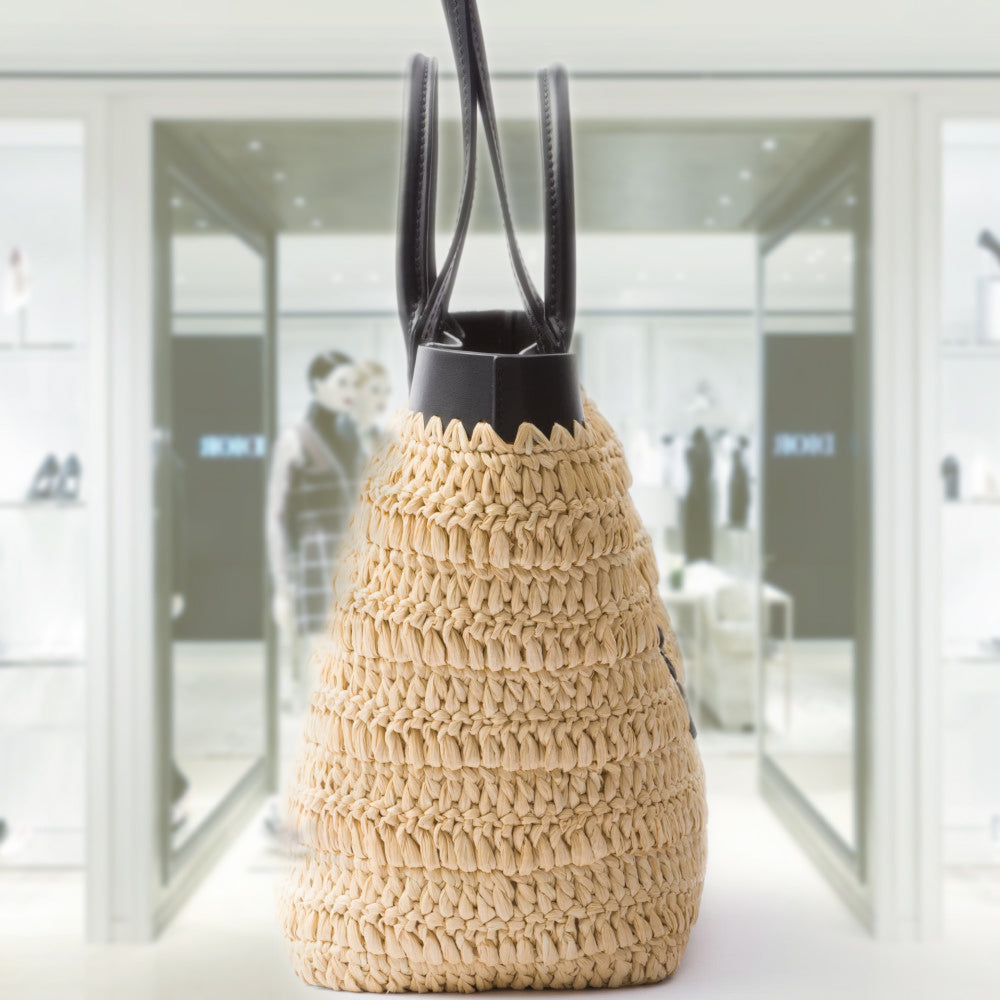 トートバッグ [PEARLY GATES] Palm key ring mesh silicone 2way tote bag Alexander Wang Punch mini tote bag for Women - Black in