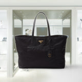 Prada Re-Edition 1978 large Re-Nylon and Saffiano leather tote bag