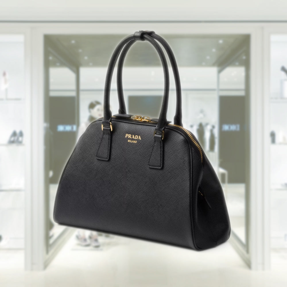 VIP.PRADA Medium leather shopping bag 関税送料込 PRADA Medium Saffiano leather bag 1BG537_2A4A_F0002_V_MOM