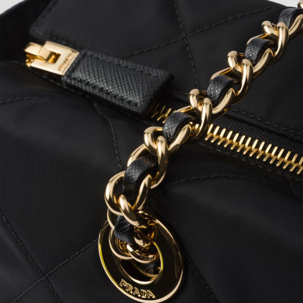 PRADA｜ (1BG529 2AOS F0002) Prada 2Way Chain Tote Bag Nylon 1Bg740 2Dyc F0002 Black A