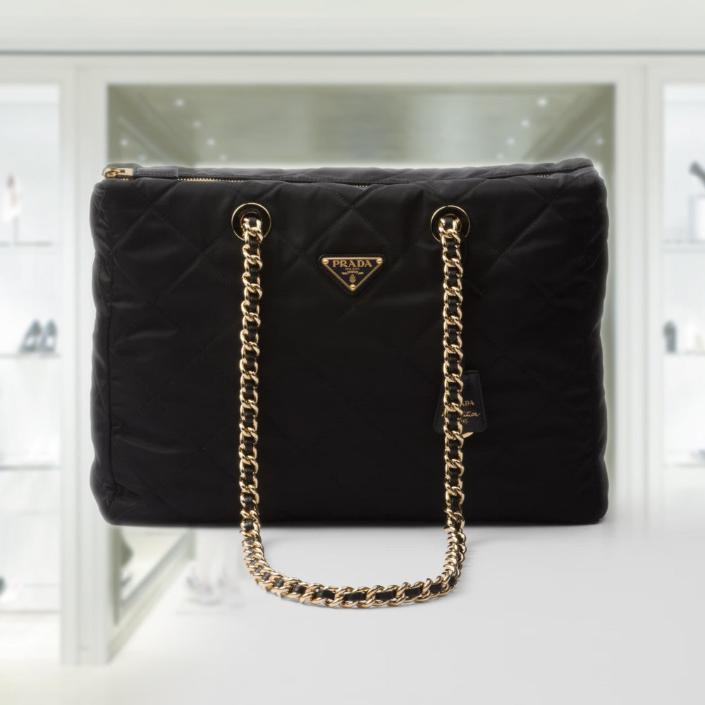 PRADA バック PRADA Prada Re-Edition 1995 Chaine large Re-Nylon tote bag