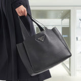 Large leather tote