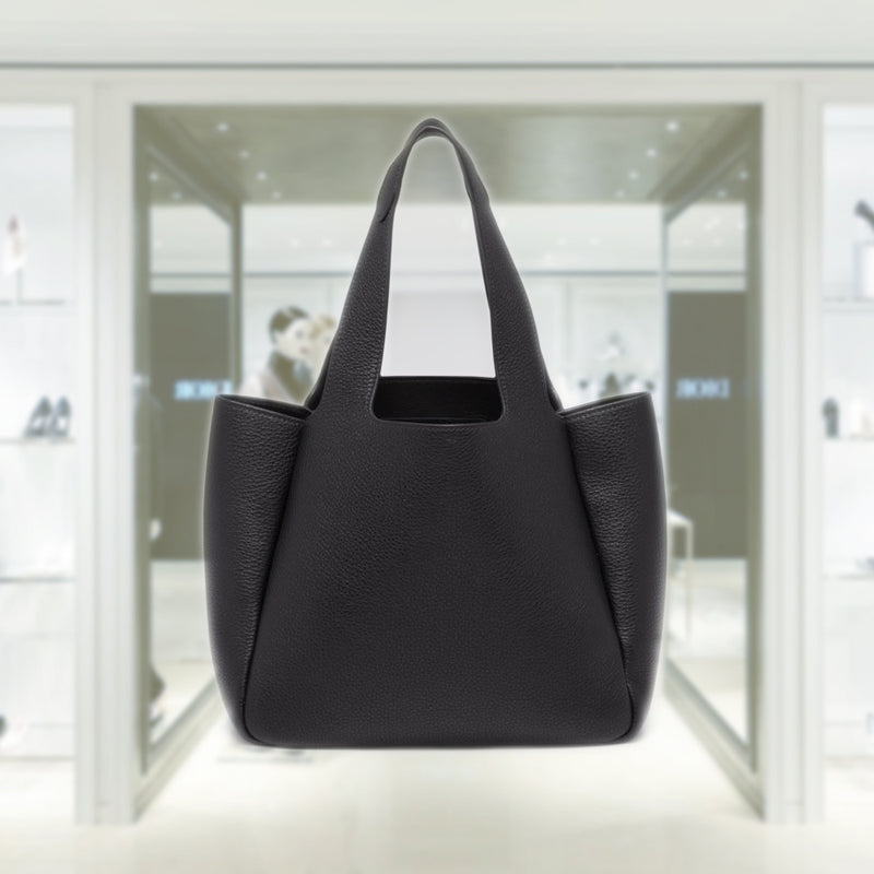 Medium leather tote