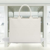 Medium leather Prada Symbole bag with topstitching