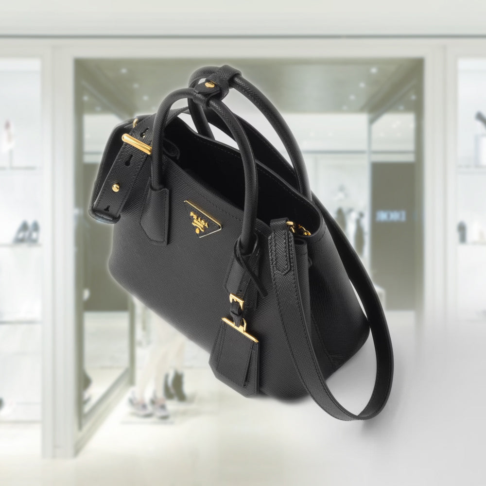 PRADA Prada Double Saffiano leather mini bag