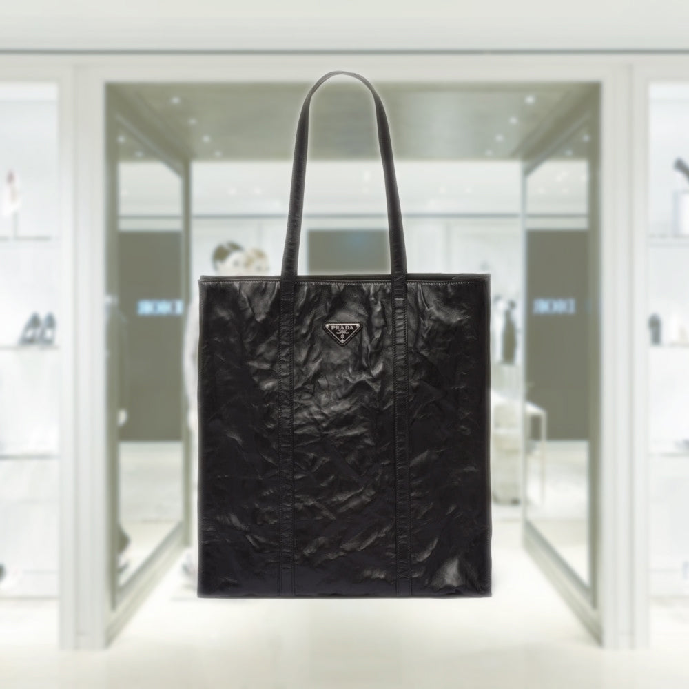 袋田 PRADA Medium antique nappa leather tote 1BG587_UVL_F0002_V_OOM