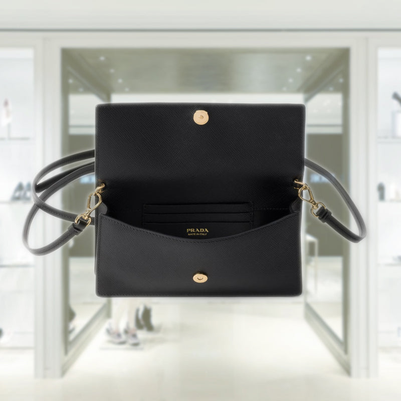 Saffiano leather mini-bag