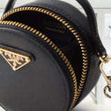 Saffiano leather mini-pouch