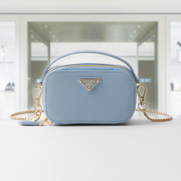 PRADA Saffiano leather mini-pouch 1NR025_QHH_F0076 – BORDER-GARA