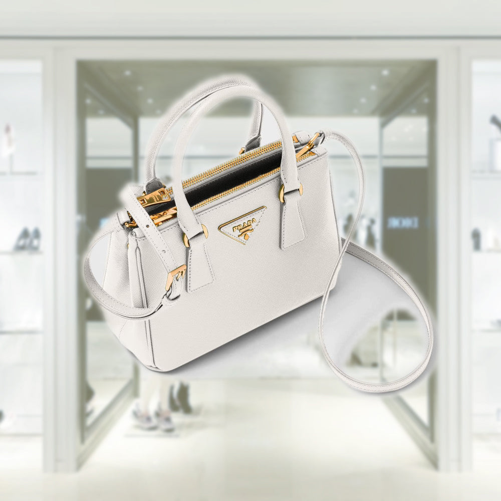 Prada Saffiano Leather Micro Prada Bag PRADA Prada Galleria
