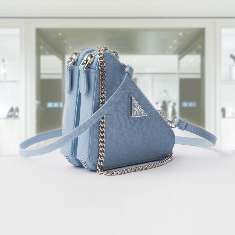 PRADA Saffiano leather mini pouch 1NR015_053_F0076 – BORDER-GARA