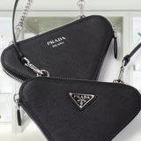 Saffiano leather mini pouch