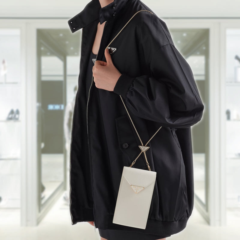 Saffiano leather mini-bag