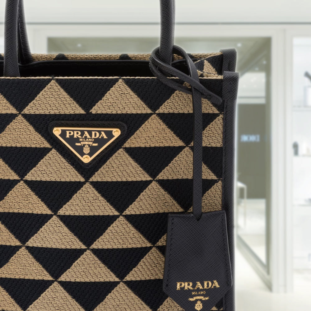 ハンドバッグ Prada Embroidered fabric micro Symbole handbag Prada Symbole Embroidered Fabric Mini Bag | Saks Fifth Avenue