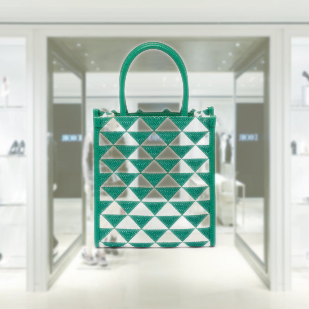 PRADAダイアグラムソフトカーフインプントゥーレチプリア PRADA Prada Symbole embroidered fabric mini bag