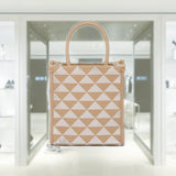 Prada Symbole embroidered fabric mini bag