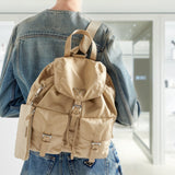 Re-Nylon medium backpack with pouch