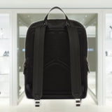 Re-Nylon and Saffiano leather backpack