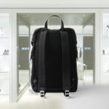 Re-Nylon and Saffiano leather backpack