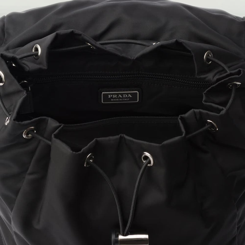 Re-Nylon and Saffiano leather backpack