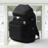 Re-Nylon and Saffiano leather backpack