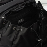 Re-Nylon and Saffiano leather backpack