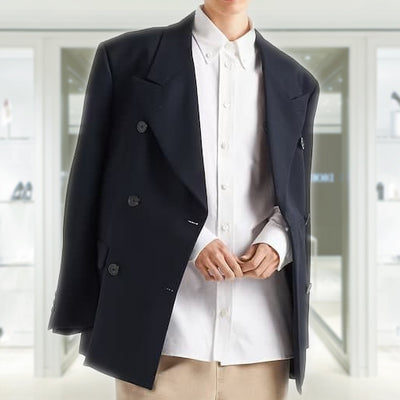 PRADA Embroidered Oxford cotton shirt